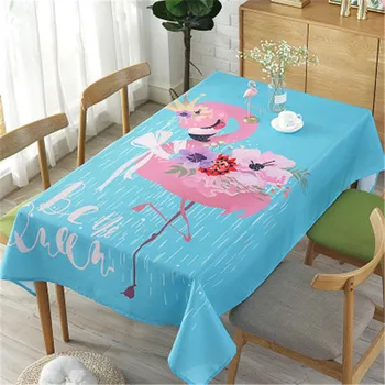 

Rectangular Tablecloth 100% Polyester Printed Table Cover Waterproof Anti-Scalding Cloth For The Table Home Textile Home Garden