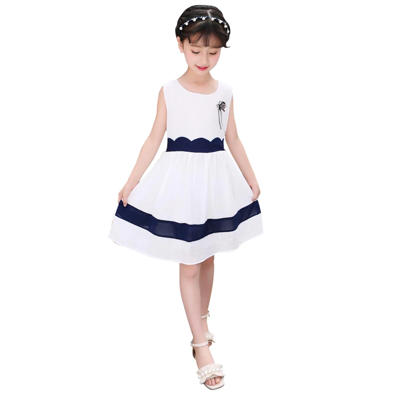 

Summer Girl Dress Children's Cotton Sleeveless Dress Print Children's Clothing Girl Fashion Girl Clothing Girls Christmas