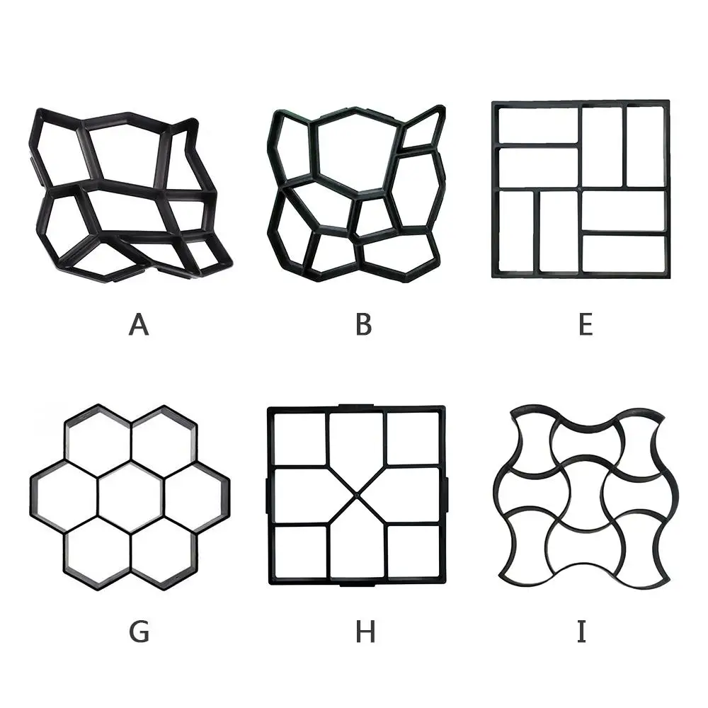 Для сада, сделай сам, пластиковая дорожка, модель тротуара, бетон, шаговый камень, цемент, форма, кирпич, дорожка, глина, тротуар, форма