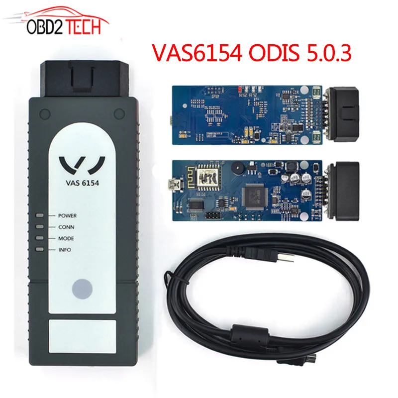

New VAG Diagnostic Tool Wifi VAS6154 ODIS 5.1.3 for V W for Audi for Skoda VAS 6154 Scanner Better than VAS5054A+Install Video