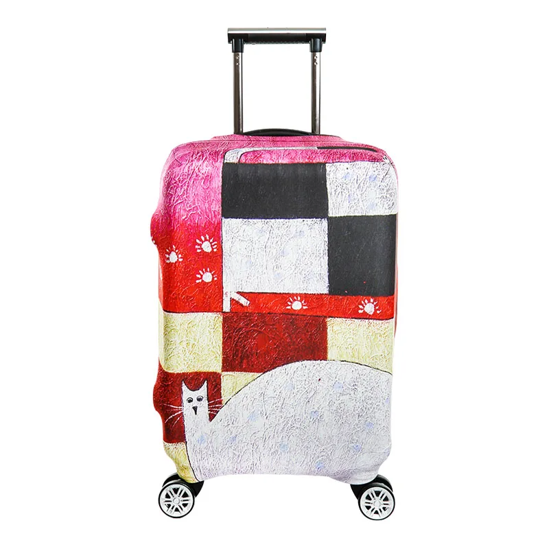 

Women's Men's Persian Cat Elastic Travel Suitcase Cover Luggage Case Necessary Dust Cover Organizer Accessories Supply Products
