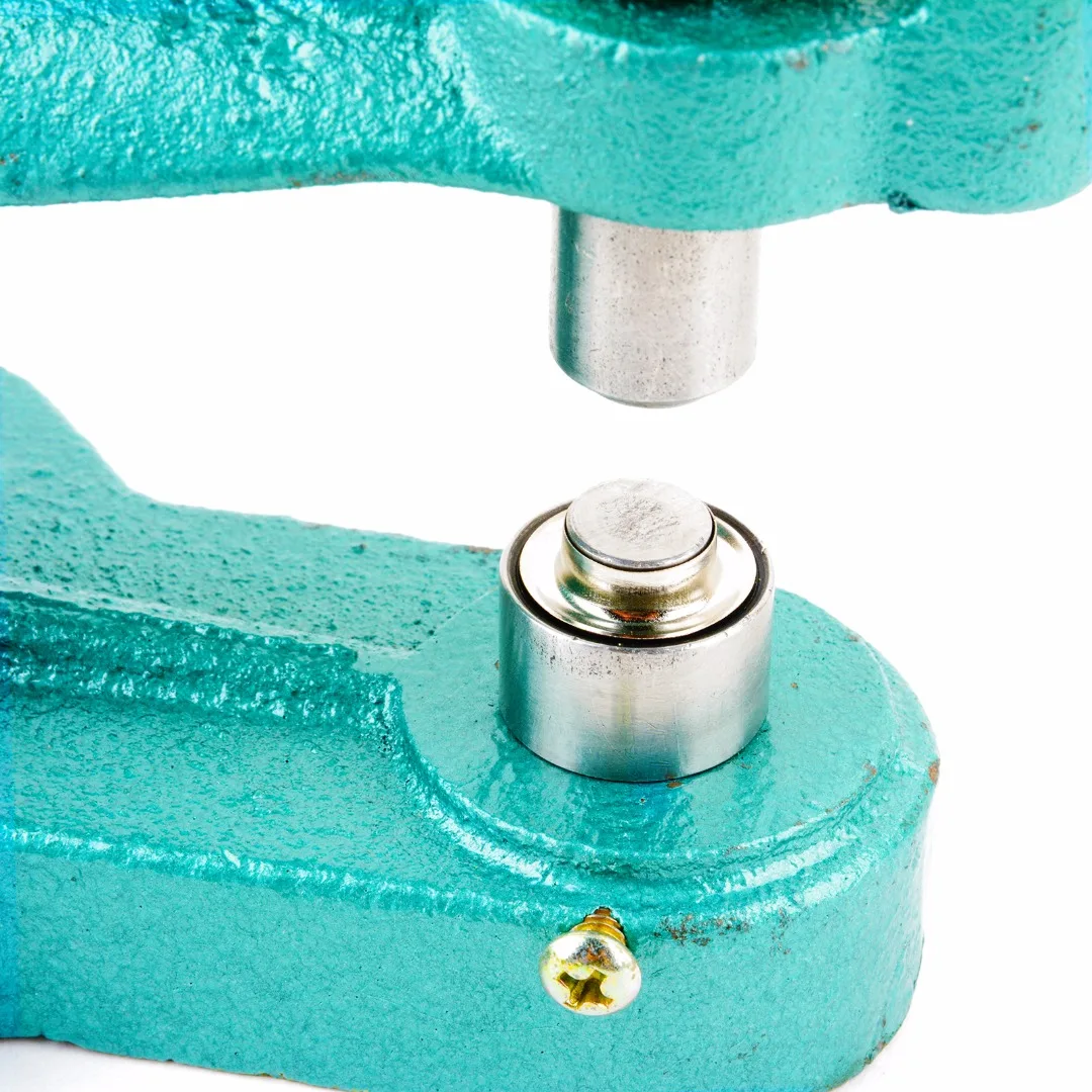 Professional Grommets Machine with 3 Dies And 1500pcs Grommets 6/10/12mm Hand Press Grommet Eyelet Machine Kit Eyelets