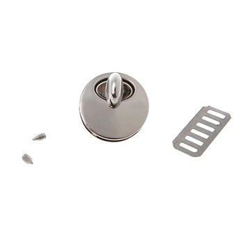 

Round Shape Metal Twist Lock DIY Bag Purse Luggage Accessories Switch Button