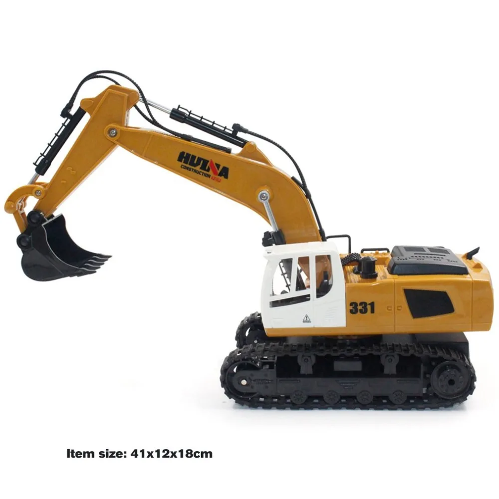 HUINA TOYS 1331 1/16 9CH RC экскаватор инженерный строительный автомобиль с дистанционным