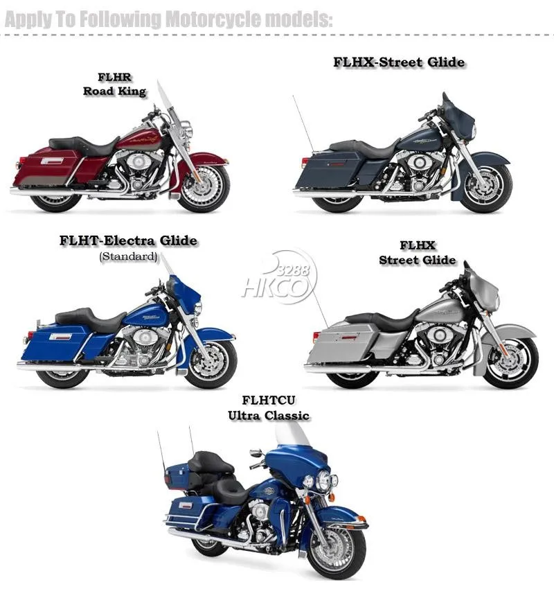 Мотоцикл сума Аппаратные средства защелки, петли комплект для Harley Touring 1994-2013 Электра улица дорога Glide Road King