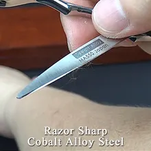 Japanese VG10 Cobalt Alloy John Professional Hairdressing Scissors for Cutting Hair Razor Sharp for Hair Sytlist and Barber Shop