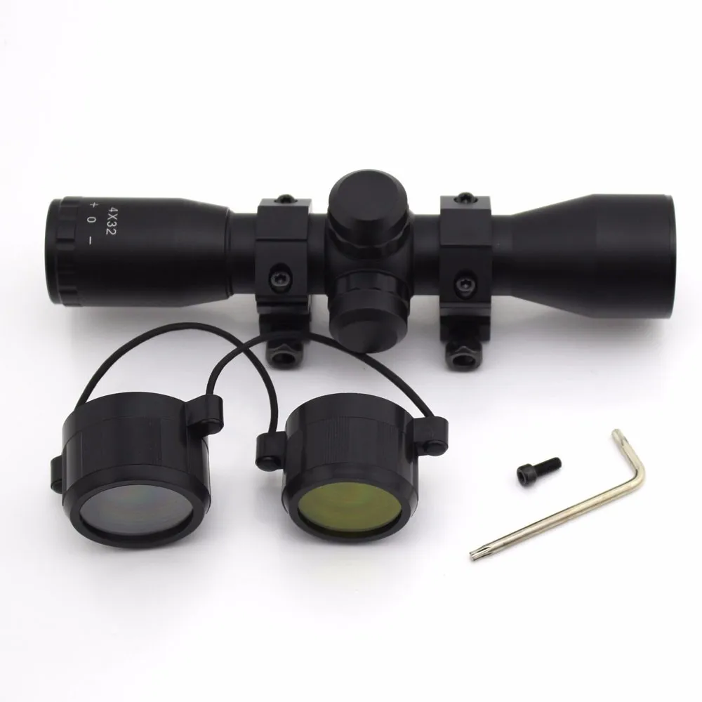  WIPSON Tactical Aim 4X32 Optic sight Compact Riflescopes Sports Rangefinder Reticle Hunting Scopes 