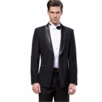 

Luxury Mens Suit costume homme Jacket+Pants custom two-piece terno masculino wedding suits Dress for men formal Groom Tuxedos