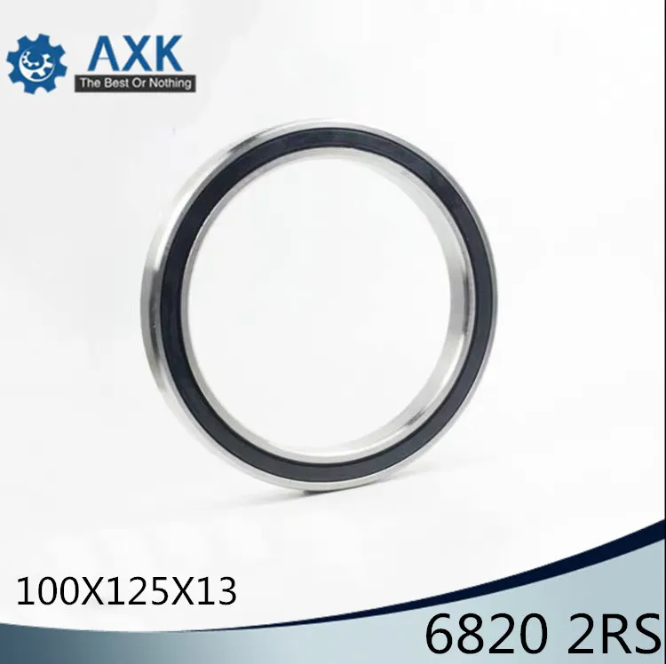 6820 2RS Подшипник ABEC 1 100x125x13 мм метрические 6820RS тонкие подшипники RS 61820RS|Валы| |