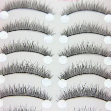 Новые 10 пар Модные накладные ресницы макияж ручной работы толстые длинные X731 td128