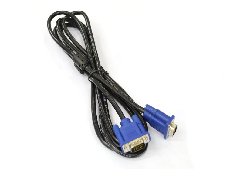 VGA кабель 3 м 10 футов синий 15 контактов SVGA VGA линия мужчин и мужчин m/M HDMI Vga к HD передачи провода видео HDTV конвертер адаптер Aux кабель