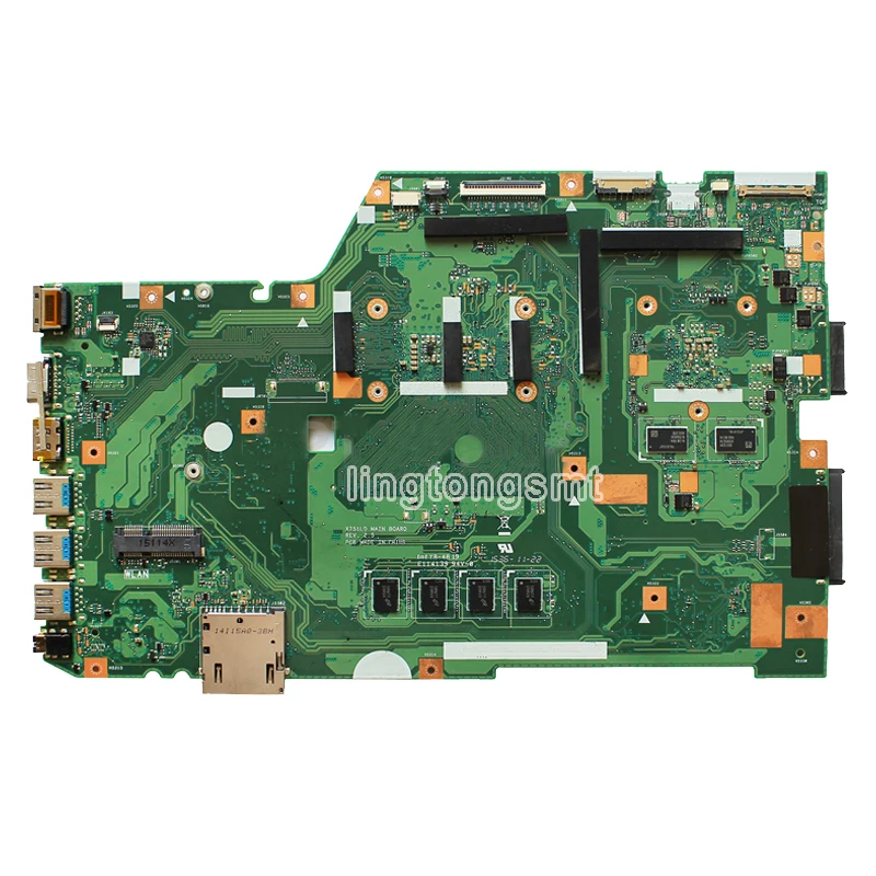 X751LB محمول اللوحة الأم ل ASUS X751L K751L K751LN X751LB X751LD X751LJ اللوحة اختبار موافق I7-5500U CPU GT940M 4 GB RAM