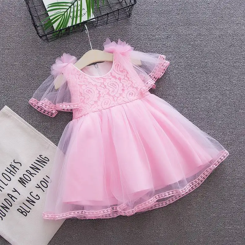 

Summer Baby Clothing Girls Dress Wedding Birthday Baby Dress Tutu 1-3Y Baby Girl Clothes Girl Princess Party Dress 2019