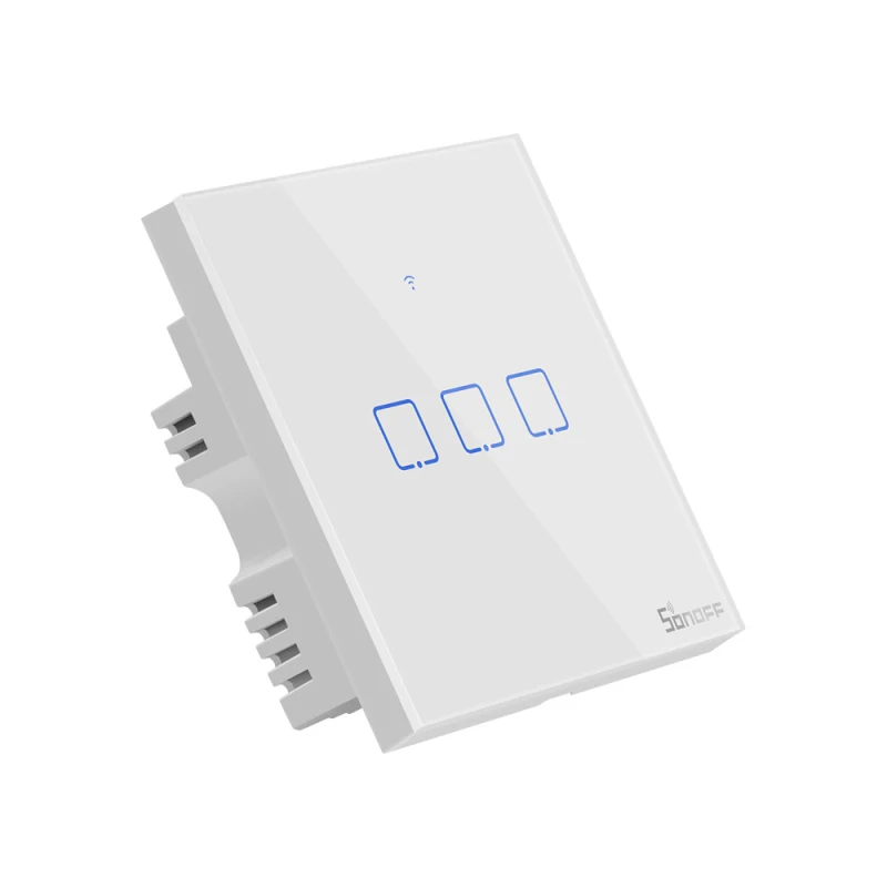 Умный выключатель Sonoff T1 1 3Gang TX EU Wi Fi и РЧ 86 Тип умный настенный сенсорный