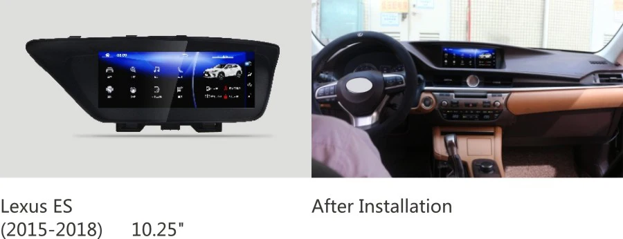 Best NAVIRIDER premium navigation 10.25" screen Car DVD for Lexus ES300 ES250 ES350 2013-2016 Android 7.1 head unit multimedia player 0