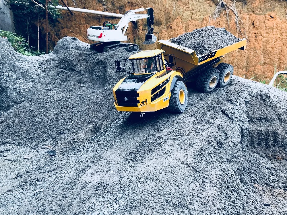 rc articulated dump truck