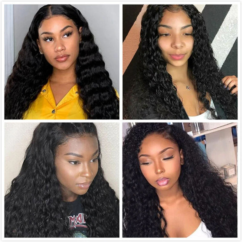 BEAUDIVA Hair 4Bundles Deal Malaysian Deep Wave Hair Non- Remy Human Hair Weave wavy Bundles Deep Wave Human Hair Extensions BEAUDIVA Hair 4Bundles Deal Malaysian Deep Wave Hair Non- Remy Human Hair Weave wavy Bundles Deep Wave Human Hair Extensions