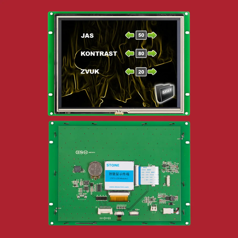 8,0 "TFT сенсорный экран цветной монитор с поддержкой серийного интерфейса любой микроконтроллер 100 шт