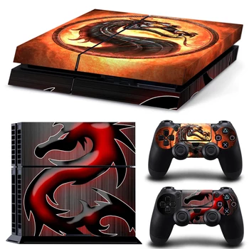 

Free drop shipping like wonderful design skin for PS4 console and 2 controllers skin sticker decals covers #TN-P4-1610
