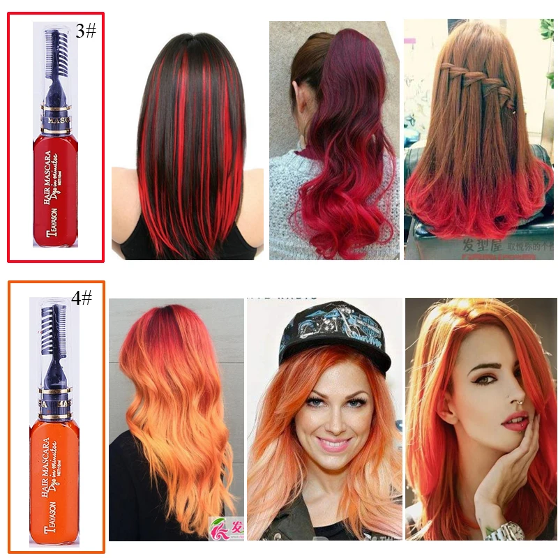 Multicolor DIY Hair Dye One time Punk Hair Color Temporary Non toxic ... Multicolor DIY Hair Dye One time Punk Hair Color Temporary Non toxic ...