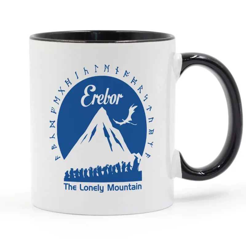 

Erebor LOTR HOBBIT LORD OF THE RINGS Mug Coffee Milk Ceramic Cup Creative DIY Gifts Home Decor Mugs 11oz T1383