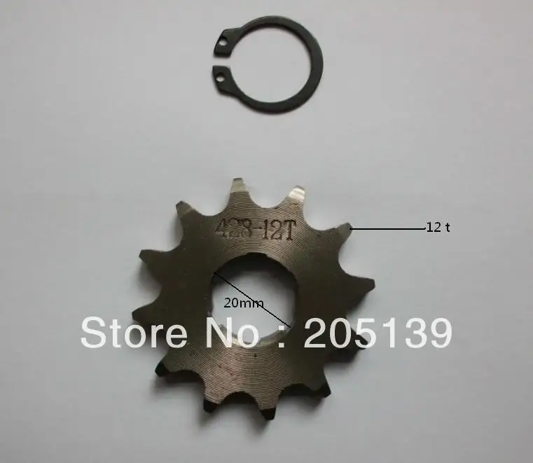 

NEW 12 t tooth 20MM FRONT ENGINES sprocket FOR 428 CHAIN motorcycle MOTO PIT dirt ATV parts bike