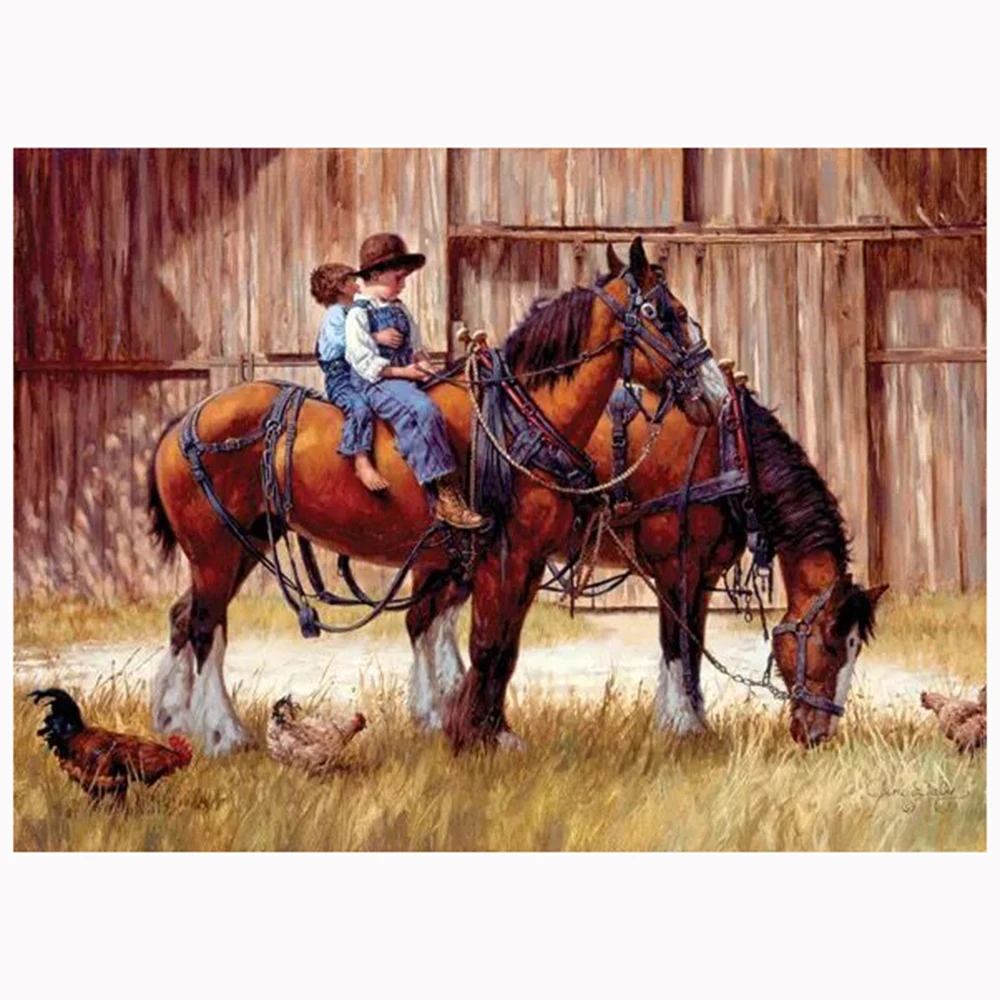 diamond-painting-horse-cowboy-diamond-embroidery-full-package-horses