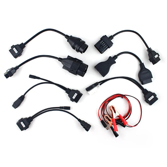 10pcs lot OBD2 TCS CDP font b Car b font Cables diagnostic tool 8Pcs Full Set