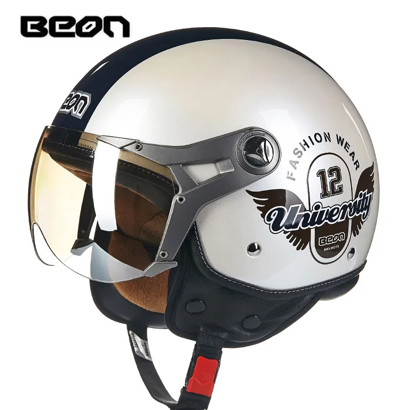 Мотоциклетный шлем для женщин и мужчин, BEON 100b casco, шлем для мотокросса, электрический велосипед - Цвет: 5