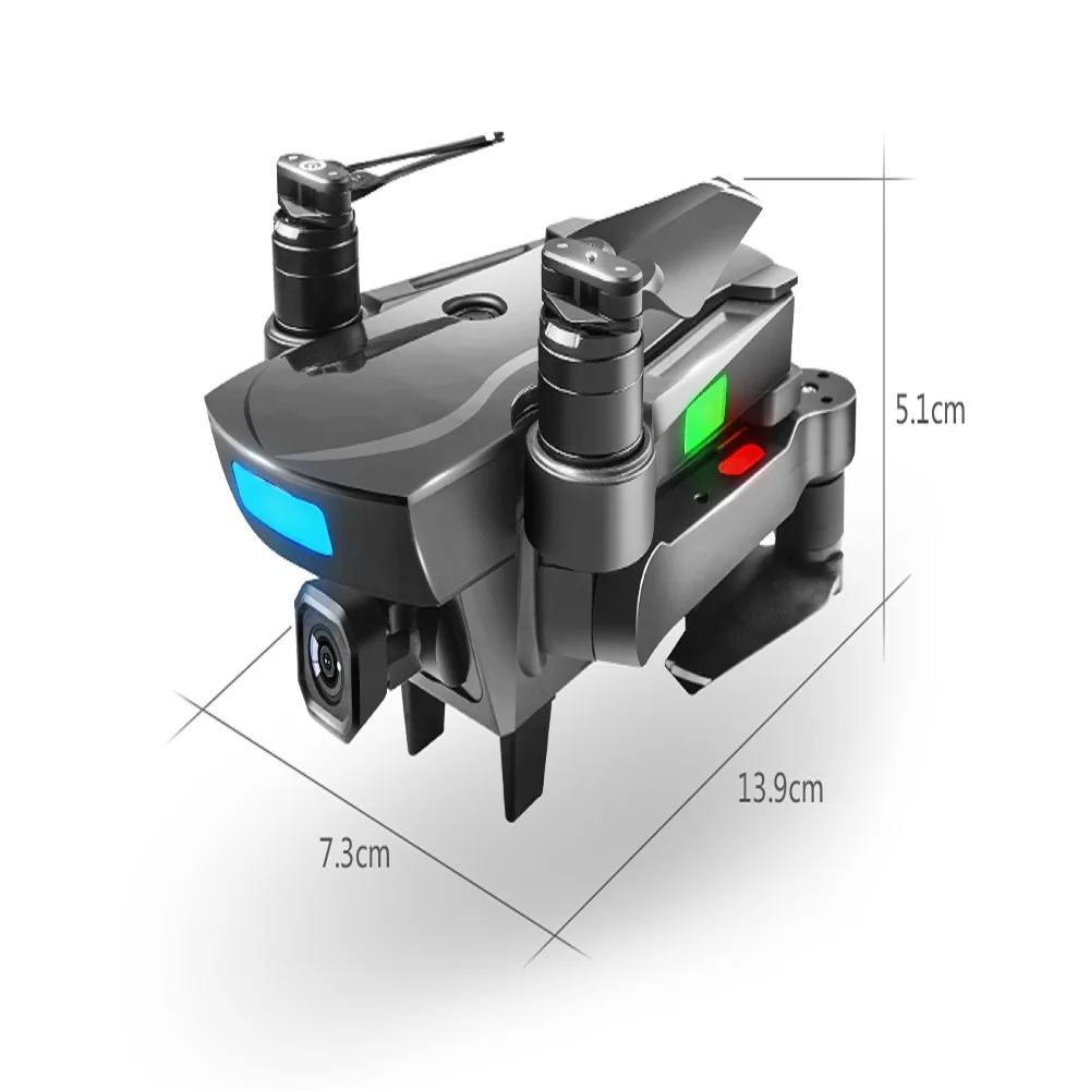 Складной Дрон с gps отслеживанием, объемный, 1000 м, 20 минут, бесщеточный, с жестом, Аэрофотосъемка, 1080 P, HD камера, Wi-Fi, FPV, RC, Квадрокоптер