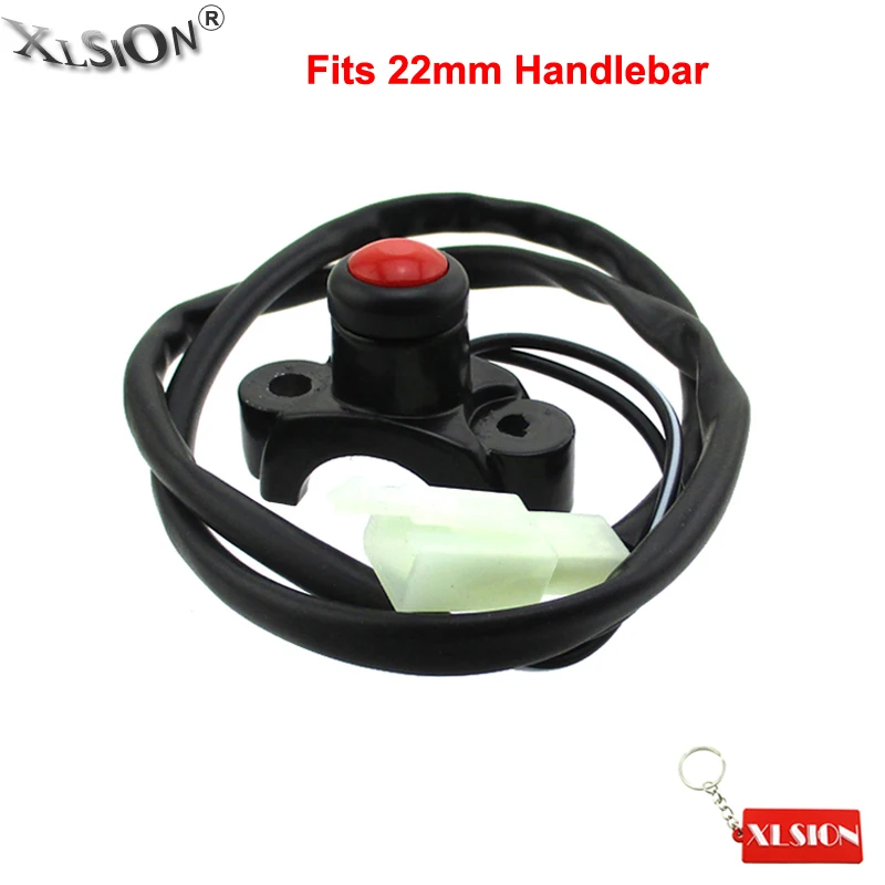 XLSION Aftermarket On Off Stop Start Kill Switch Fits 22mm Handlebar ...