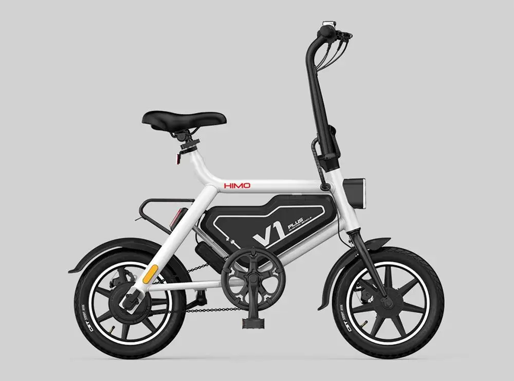 Flash Deal Xiaomi HIMO V1 Plus Portable Folding Electric Moped Bicycle Maximum speed 25km/h Smart bike Outdoor Xiaomi Electric scooter 22