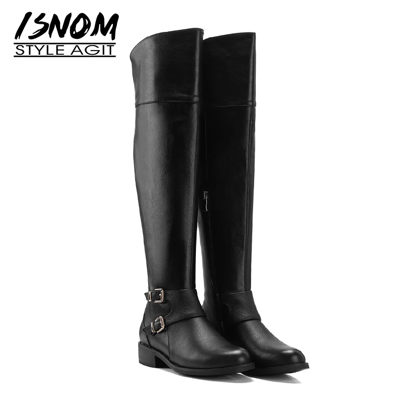 biker over the knee boots