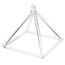 Finest Transparent A Note 10inch Singing Pyramid Singing Bowl Relax Sound Meditation Accessory a hollins meditation