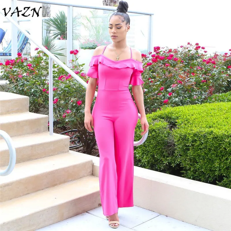 VAZN 2018 New Arrive Famous Brand Elegant Women Jumpsuit