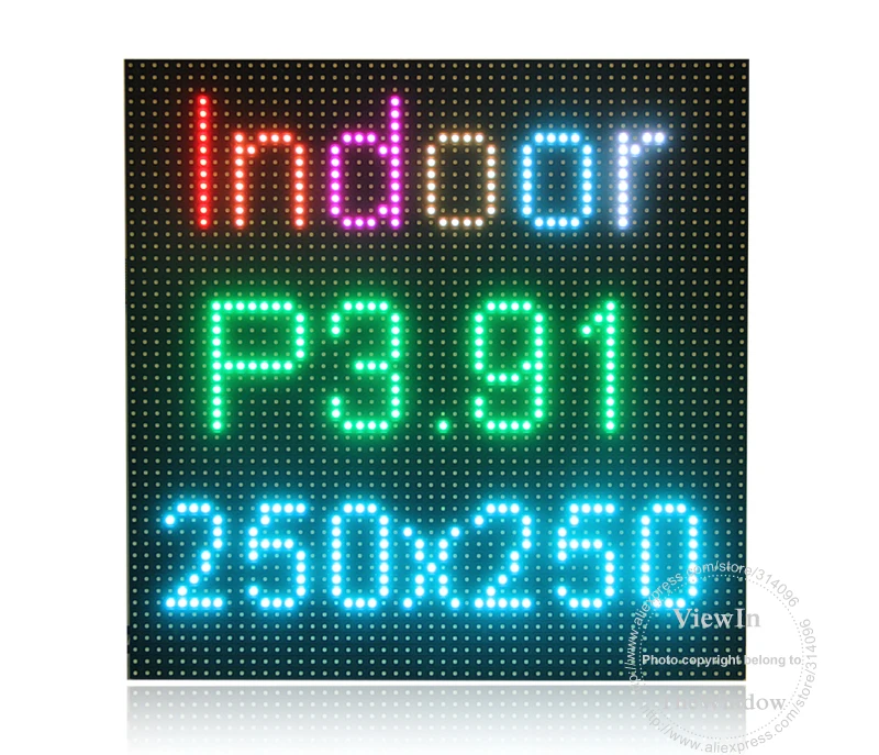 100 шт./лот 250*250 мм 64*64 пикселей 1/16 сканирования 3in1 RGB P3.91 Крытый полноцветный светодиодный дисплей модуль