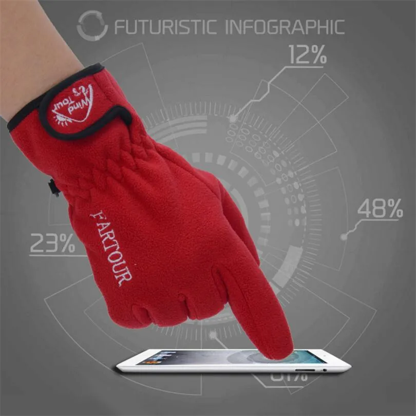 CKAHSBI теплые ветрозащитные сенсорные лыжные перчатки, рукавицы флис Открытый Велоспорт Лыжный спорт перчатки для верховой езды спортивные перчатки для вождения