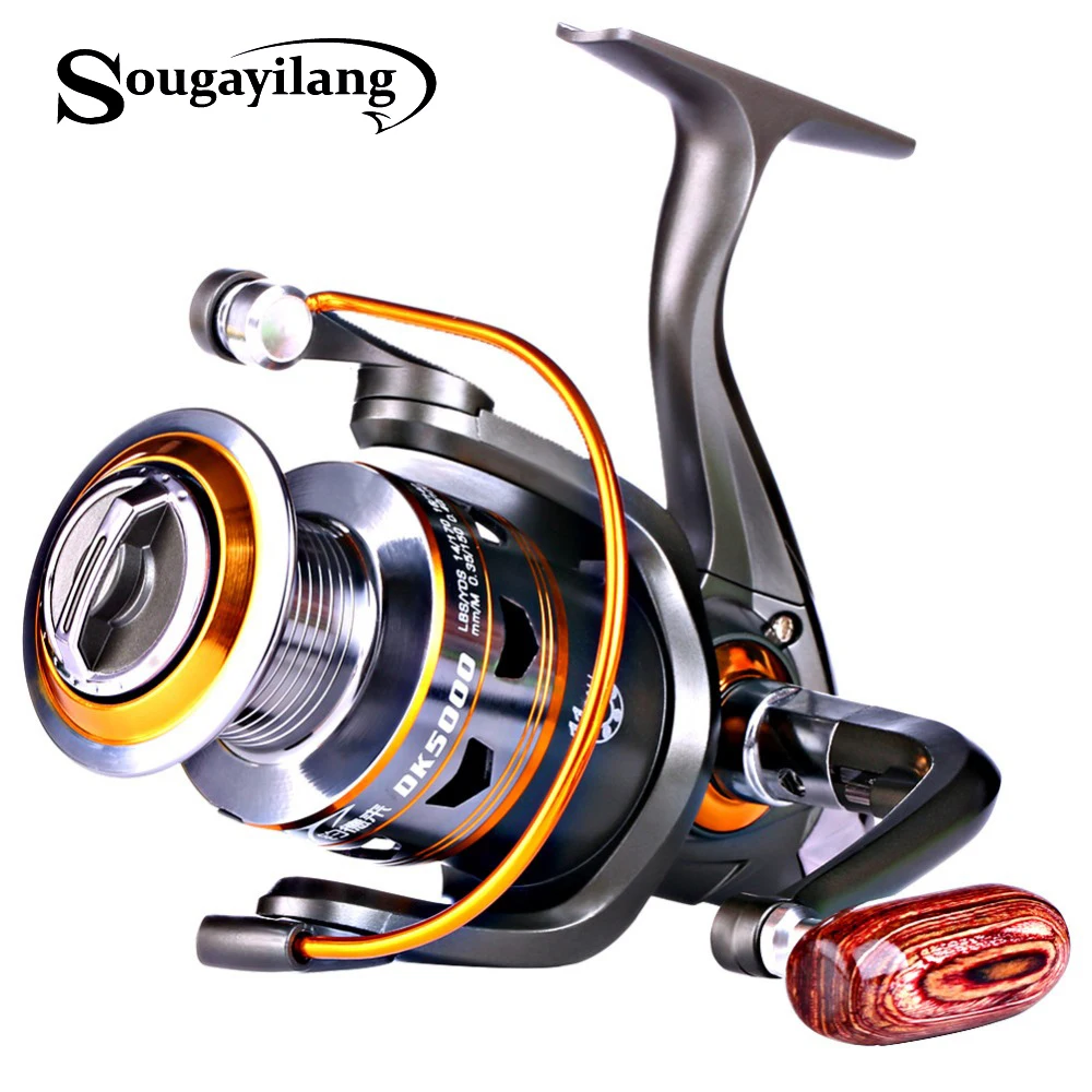 Sougayilang 11BB bobine De métal gauche droite pliable poignée mangeoire ligne De pêche moulinets roue filature moulinet De pêche De Pesca