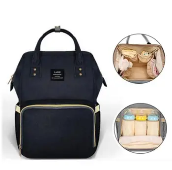 

LAND Large Capacity Diaper Bag Mommy Maternity Baby Nappy Bag Nursing Bag Multifuntional Backpack Baby Care For New Parent