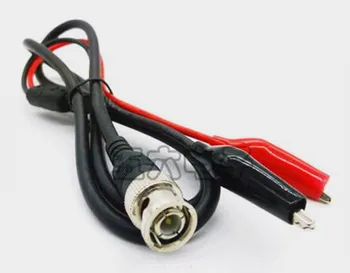 

Free Shipping!! BNC to alligator clip / BNC probe line / signal generator / line length 1m / Q9 test line oscilloscope probe