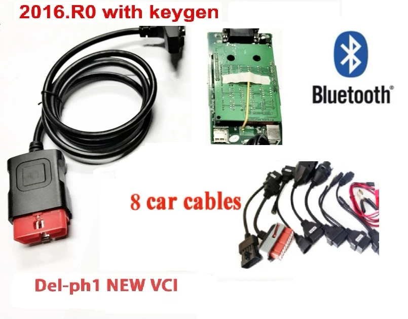 

2019 Delph1 Newest 2016.R0 2015.R3 Keygen For VD Compative with DS150E CDP Bluetooth Car Truck TCS CDP Pro Plus OBD OBD2 Scanner