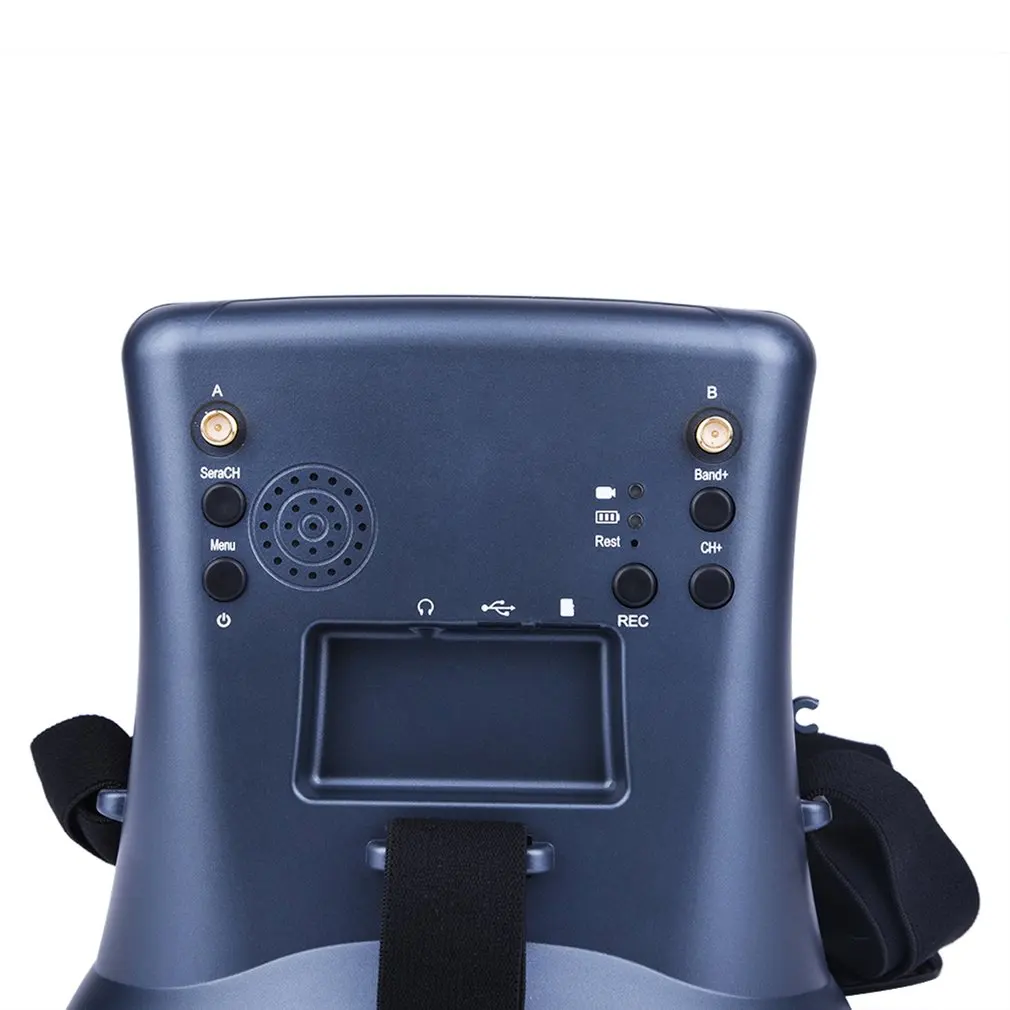 Высокое качество LS 008D 5 8G FPV Googles 40CH с 2000mA батарея DVR разнообразие для RC модели 92%