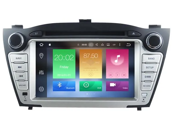 Top Android 8.0 CAR Audio DVD player FOR HYUNDAI TUCSON/IX35 2009-2013 low gps Multimedia head device unit receiver BT WIFI 18