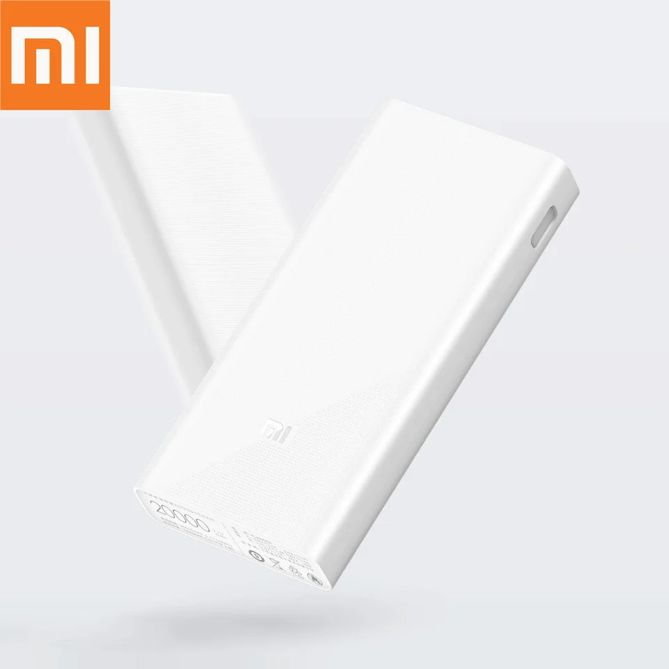 Оригинальный внешний аккумулятор Xiaomi 20000 мАч 2C Внешняя батарея Портативная