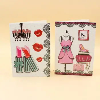 

10pcs/lot Cartoon Flash Glitter Child Birthday Greeting Card with Envelope Christmas Birthday Party Thank You Cards