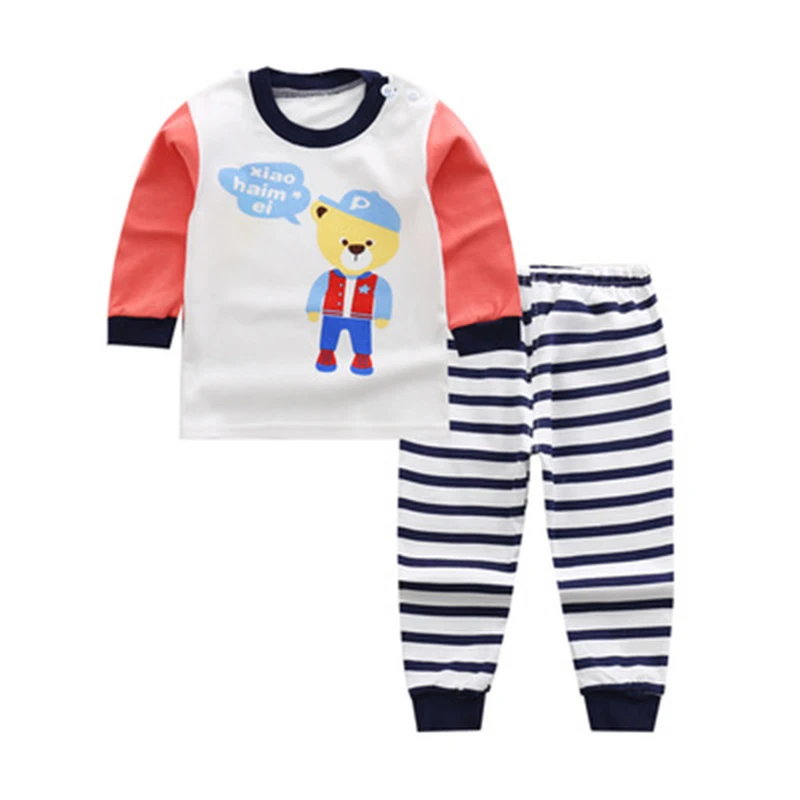 Комплект термобелья для маленьких мальчиков; комплект осеннего нижнего белья; Симпатичная детская одежда; костюмы для мальчиков; Coton; нижнее белье с длинным рукавом; костюм - Цвет: PY008-5