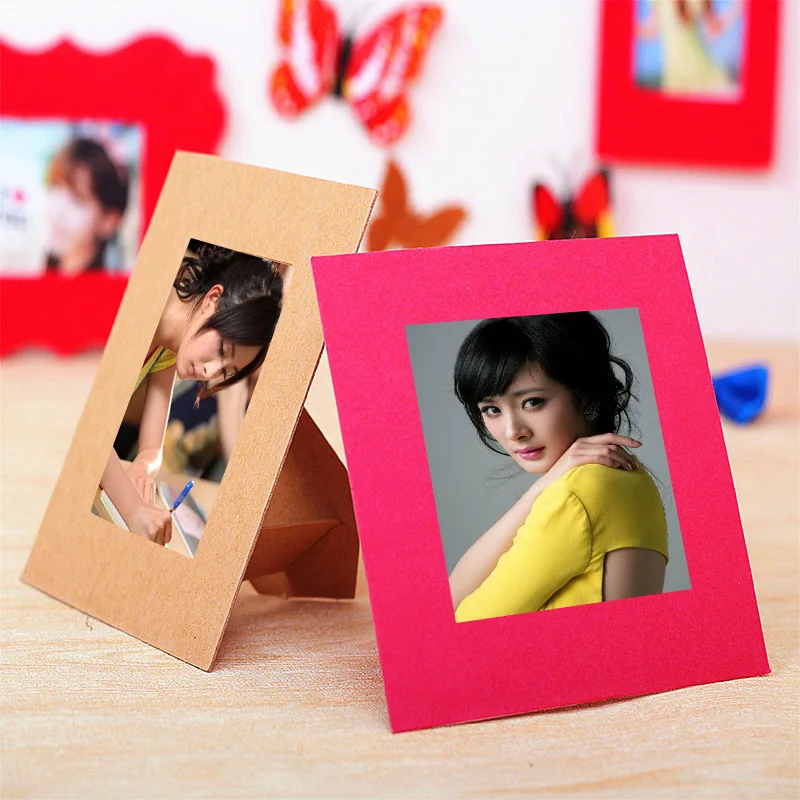 Buy 10 pcs/lot 3 Inch DIY Colorfull Paper Photo Frame