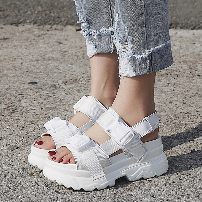 Platform sandals buckle Outlet
