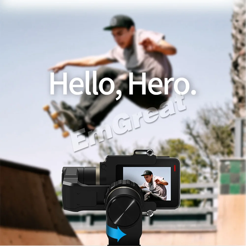 FeiyuTech WG2X стабилизатор носимый брызгозащищенный стабилизатор для GoPro HERO7/HERO6/HERO5 4/GoPro Session Series YI 4K AEE