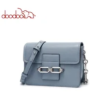 DOODOO Брендовая женская сумка, женские сумки через плечо, женская сумка из искусственной кожи, маленькие 3 цвета, модные сумки-мессенджеры